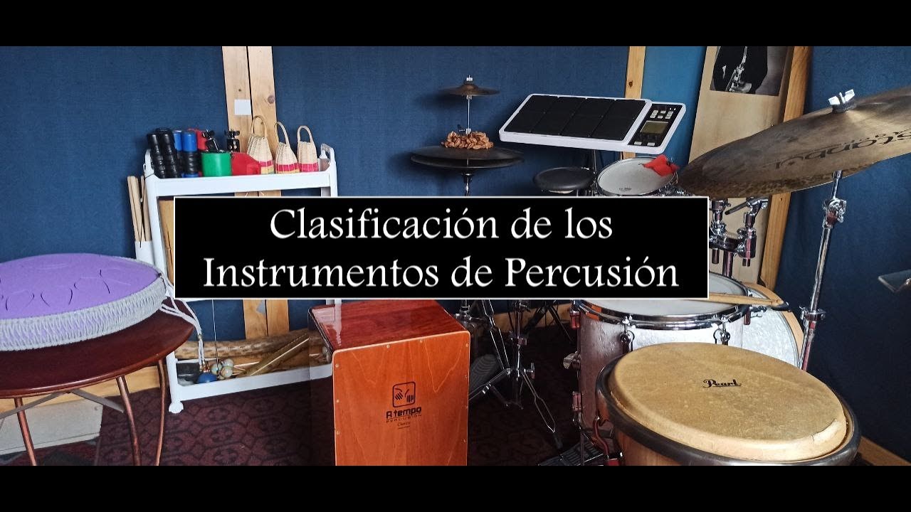Clasificación de los Instrumentos Percusión