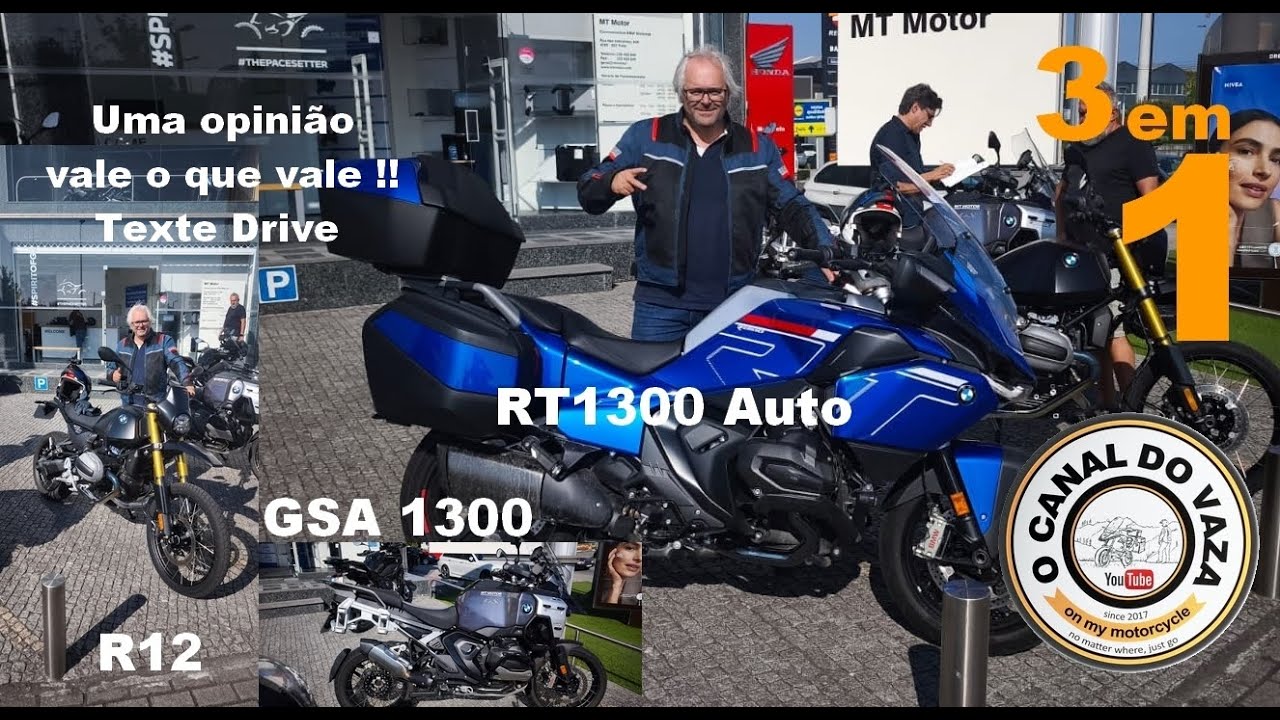 BMW 1300 GSA, BMW 1300 RT, BMW 1200 R12, que SWING - Teste Drive