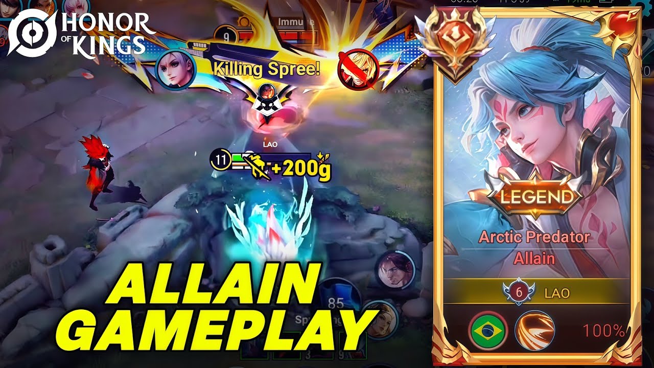 Геймплей Аллена на линии Clash – Умные дуэли – Честь королей