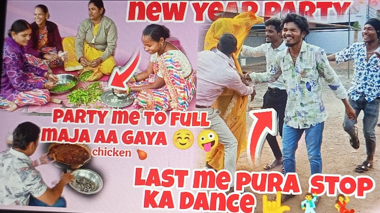 New year party apne hotel me 😎🤟 pura stap ka dance last me full enjoy apne hotel me 🥳🤩🤟#newyearsday 