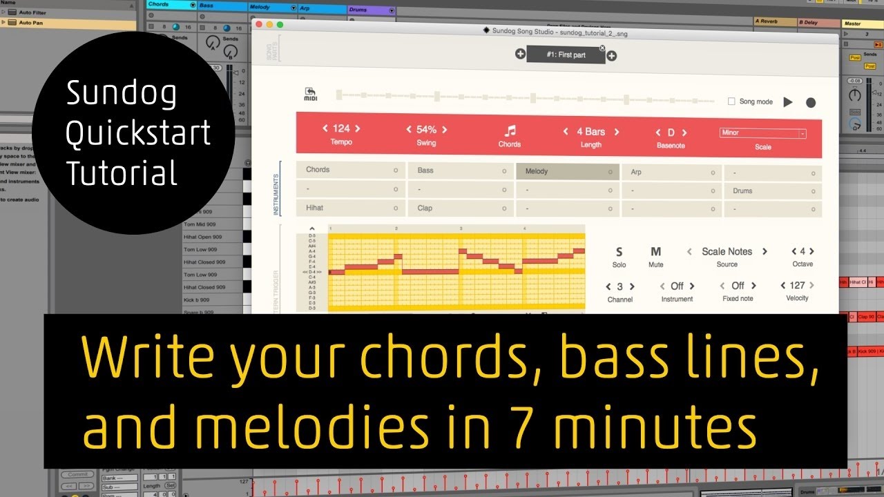 Quickstart tutorial for Sundog Song Studio
