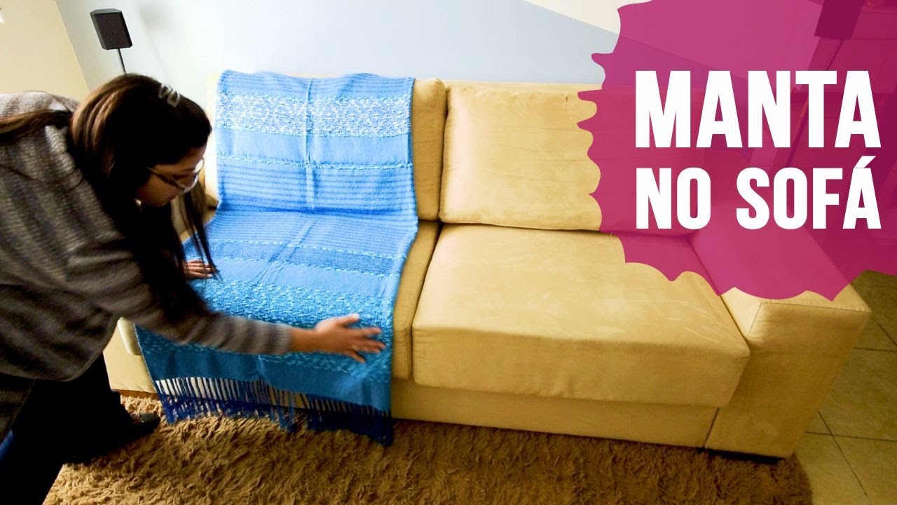 Como usar manta no sofá - SIMPLICHIQUE