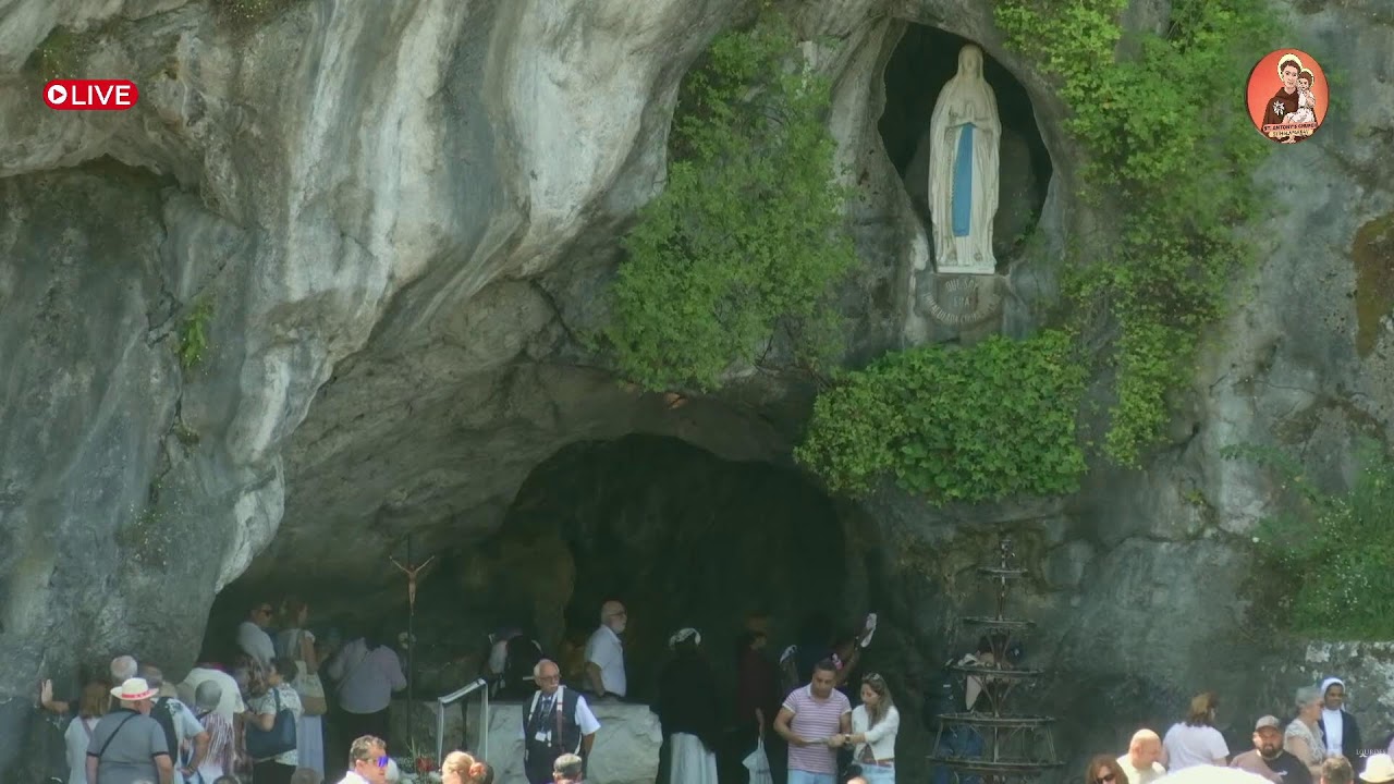 🔴 Lourdes Live | Notre-Dame de Lourdes Sanctuary Live Stream | Holy Mass & Grotto Prayer