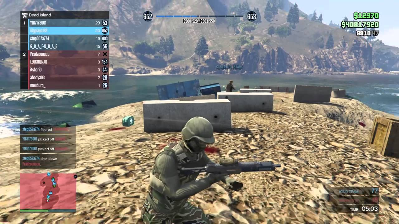 GTA Online Deathmatch Dead Island