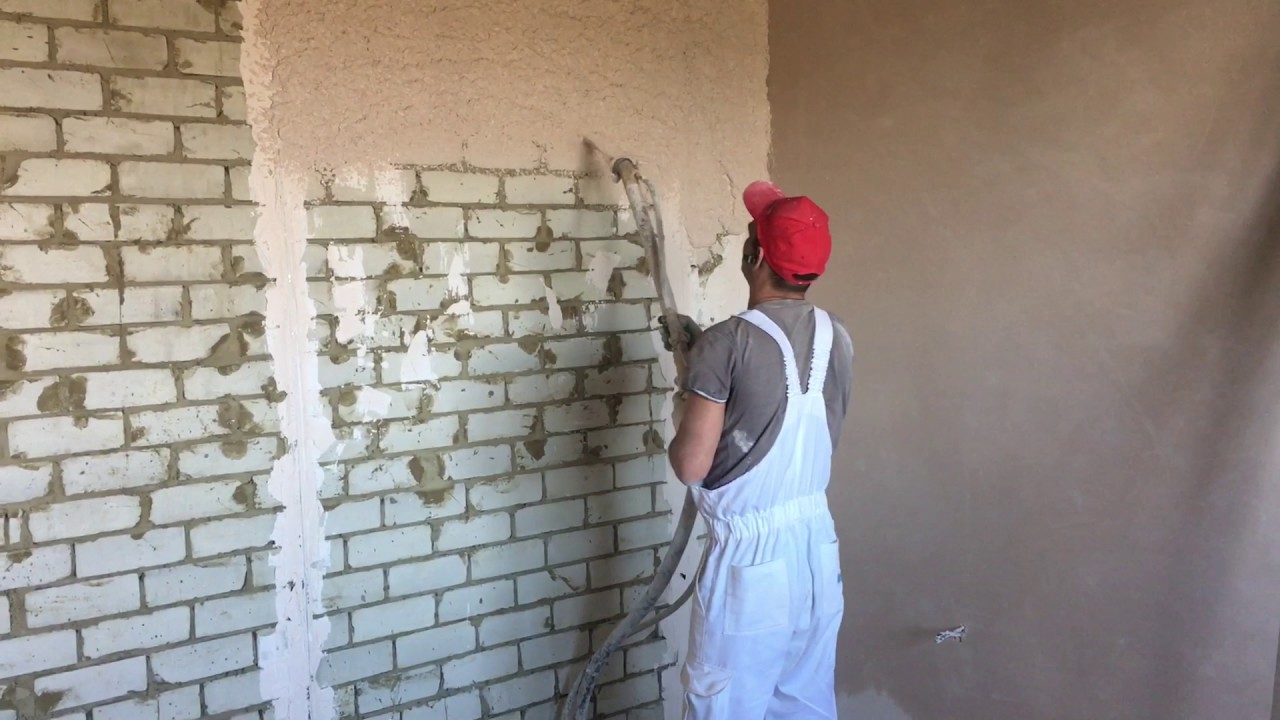Механизированная штукатурка стен
