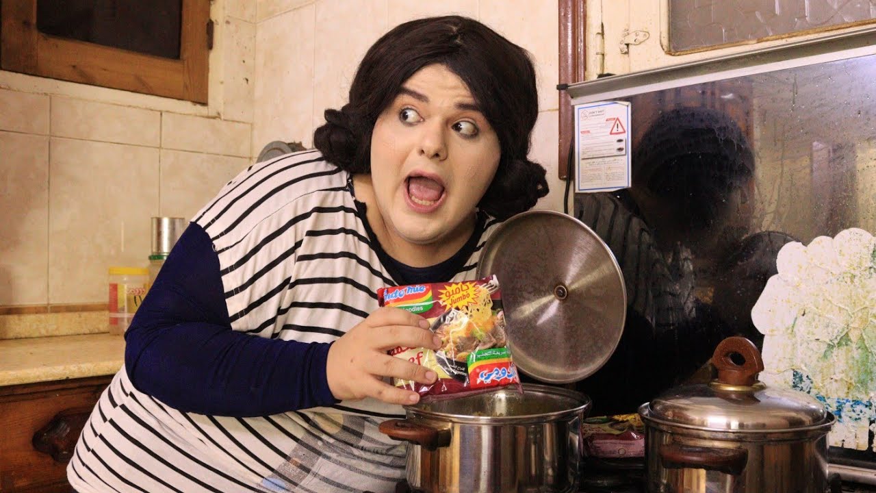 لما مصروف البيت يخلص اخر الشهر 😱