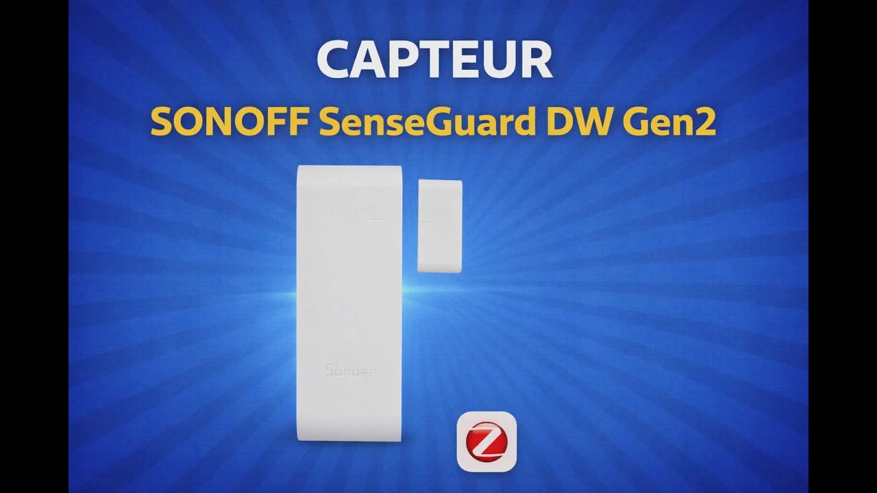 SONOFF SenseGuard Gen2 : un capteur compact pour votre domotique