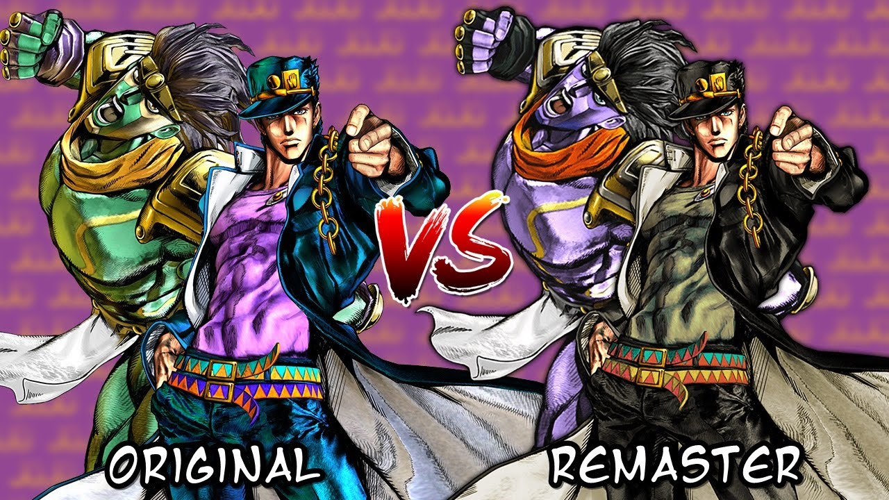 Jojo All Star Battle R - Original VS Remaster character comparison