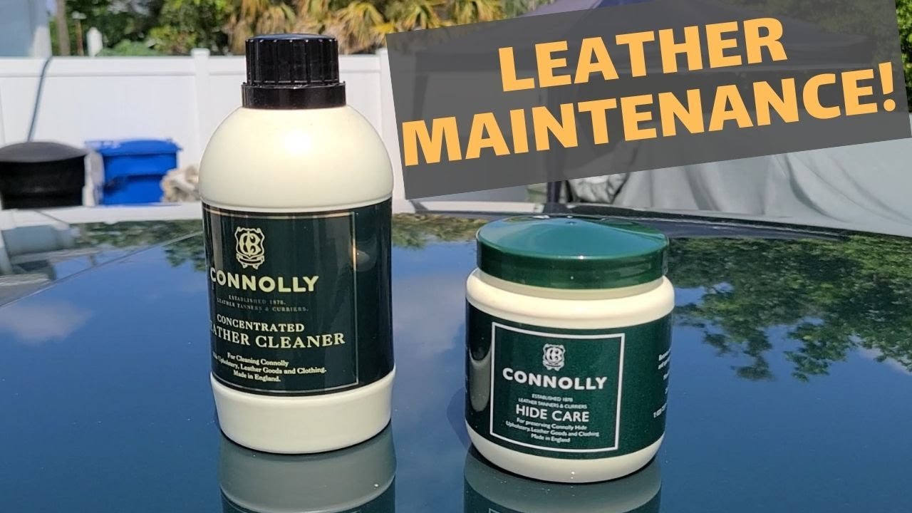 Treating the Jaguar XJR to a Connolly Leather Cleaning and Hide Care