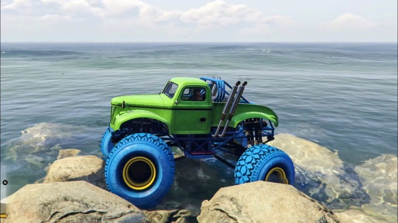 Monstertruck ko pani se nikalna in GTA V 