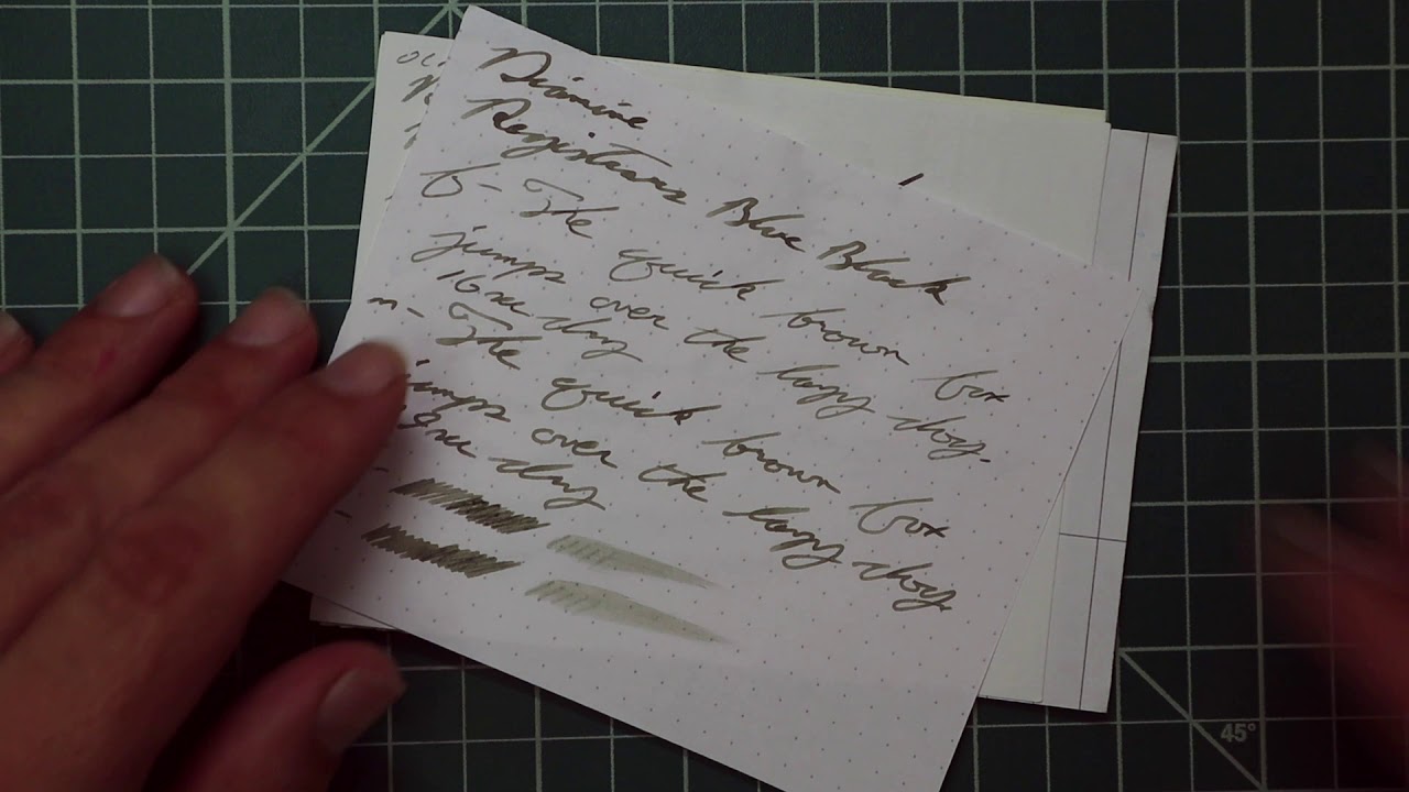 Diamine  Registar's Blue Black Fountain Pen Ink #fountainpenink #fountainpens