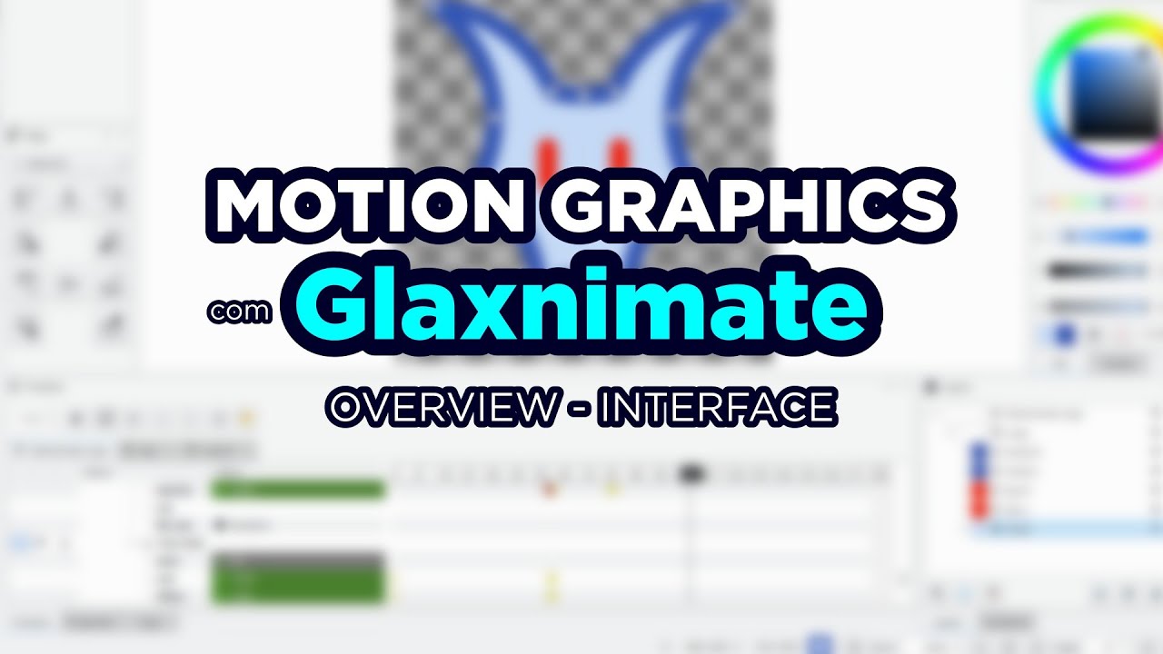 GLAXNIMATE  - INTERFACE E DOWNLOAD  ( OVERVIEW )