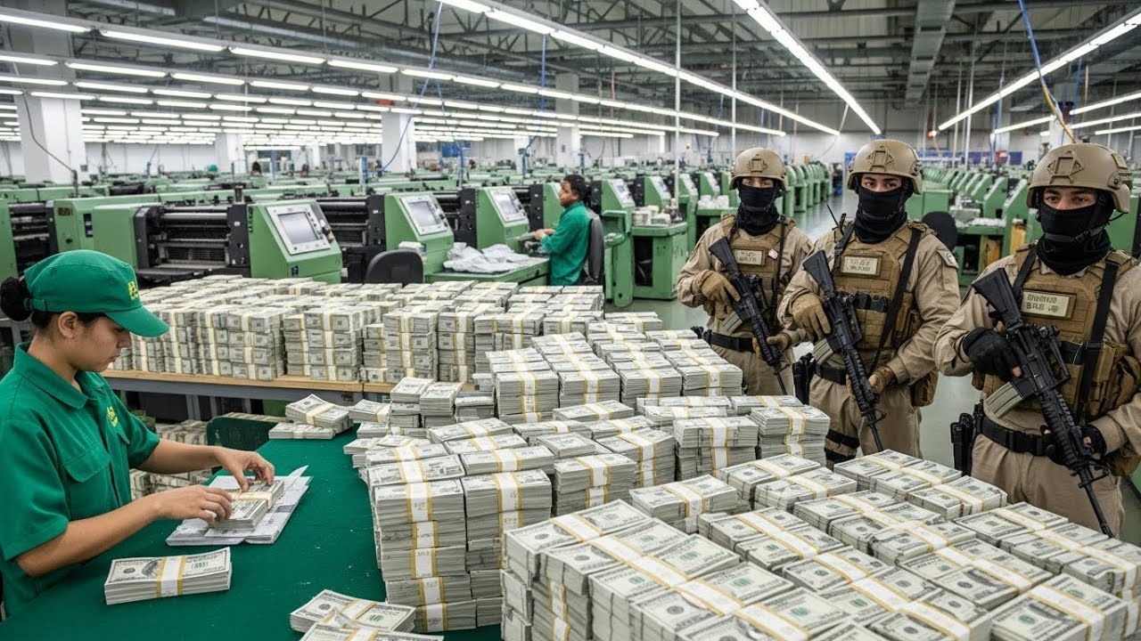 Inside the Dollar Factory: How the World’s Most Secure Currency Is Made (Full Process)