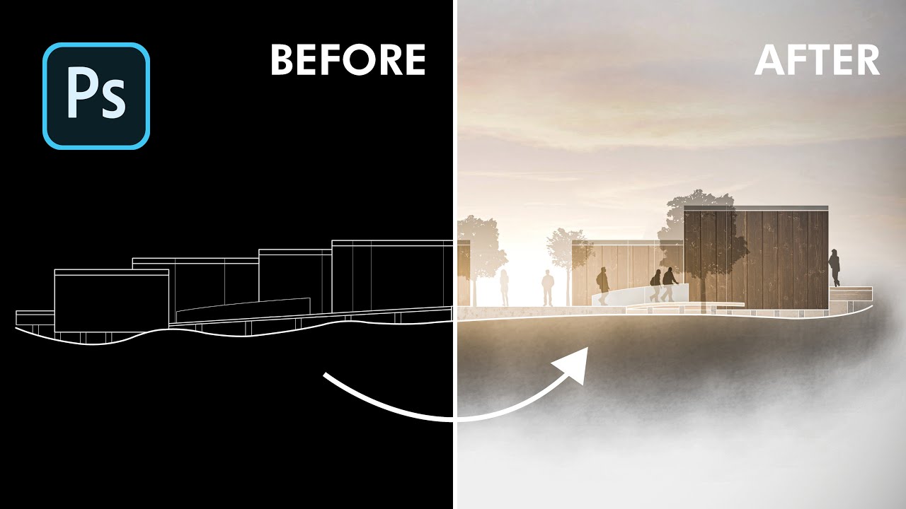 How to create a stunning ARCHITECTURE SECTION | Photoshop Tutorial