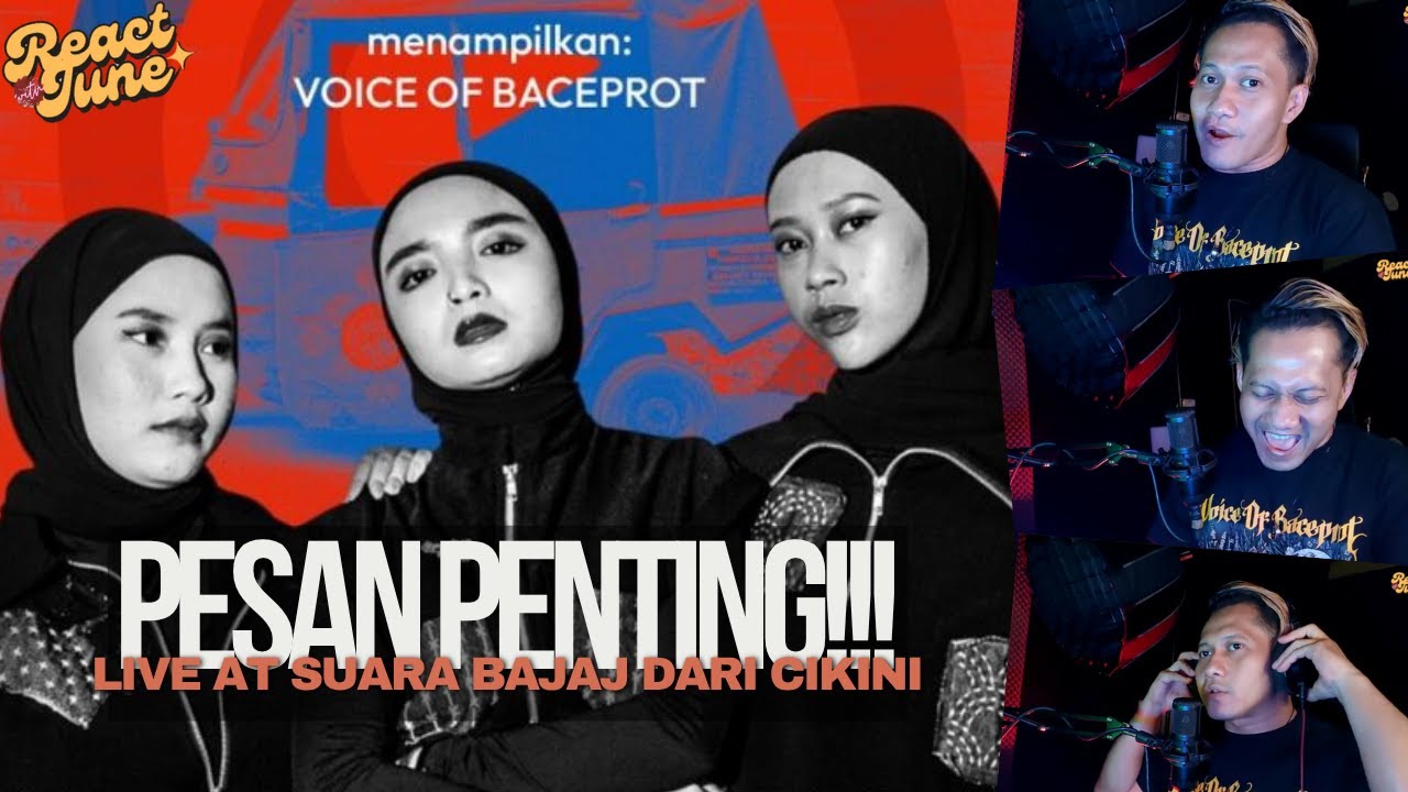 PESAN PENTING!! PENAMPINAN PALING BERMAKNA (VOB LIVE at SUARA BAJAJ DARI CIKINI) 