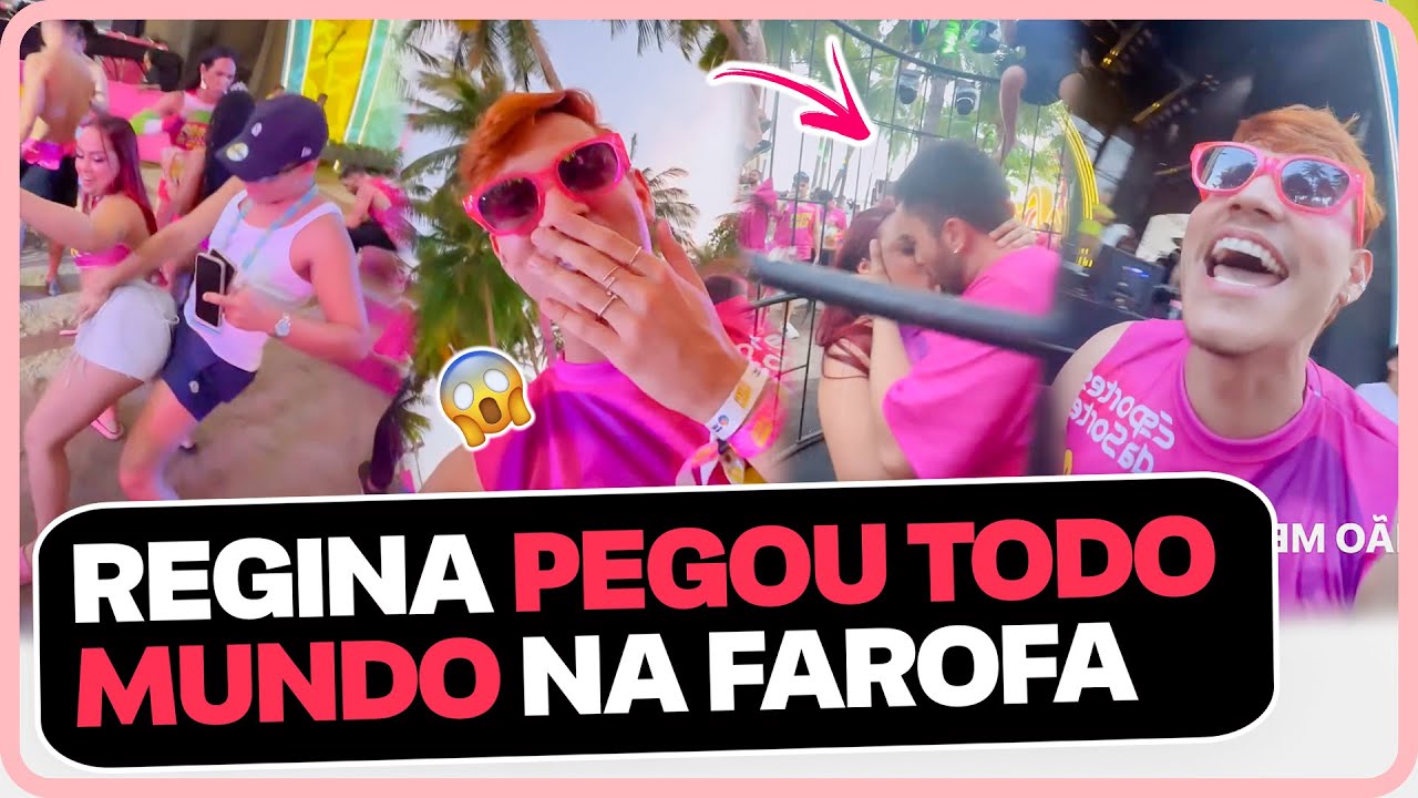 LUELVES LEVOU REGINA PARA FAROFA DA GKAY E FICOUSURPRESO COM ELA #luelvesfelix #farofadagkay