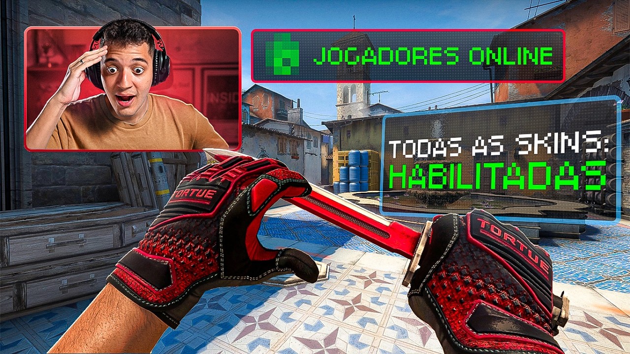 eu joguei CS:GO em 2025 e me impressionei com o que vi (todas as skins liberadas e servers lotados)