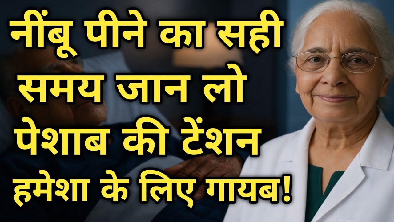 🍋 बार-बार पेशाब,टूटी हुई नींद,सिर्फ़ नींबू का ये तरीका आपकी सबसे बड़ी समस्या खत्म कर सकता है! 