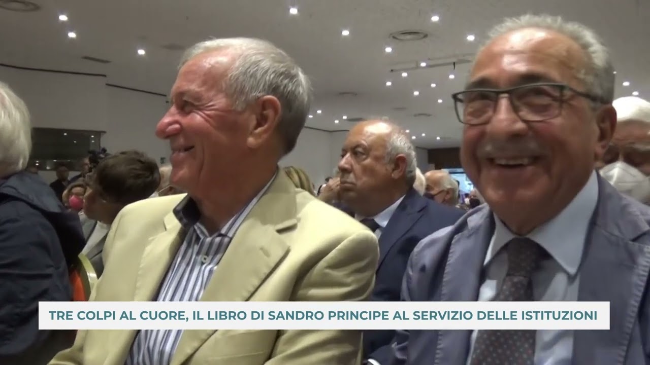 TRE COLPI AL CUORE, IL LIBRO DI SANDRO PRINCIPE AL SERVIZIO DELLE ISTITUZIONI