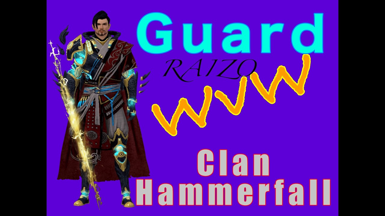 GW2 - WvW - Guard Willbender - Clan Hammerfall (HMF) | Raizo | Tatsu