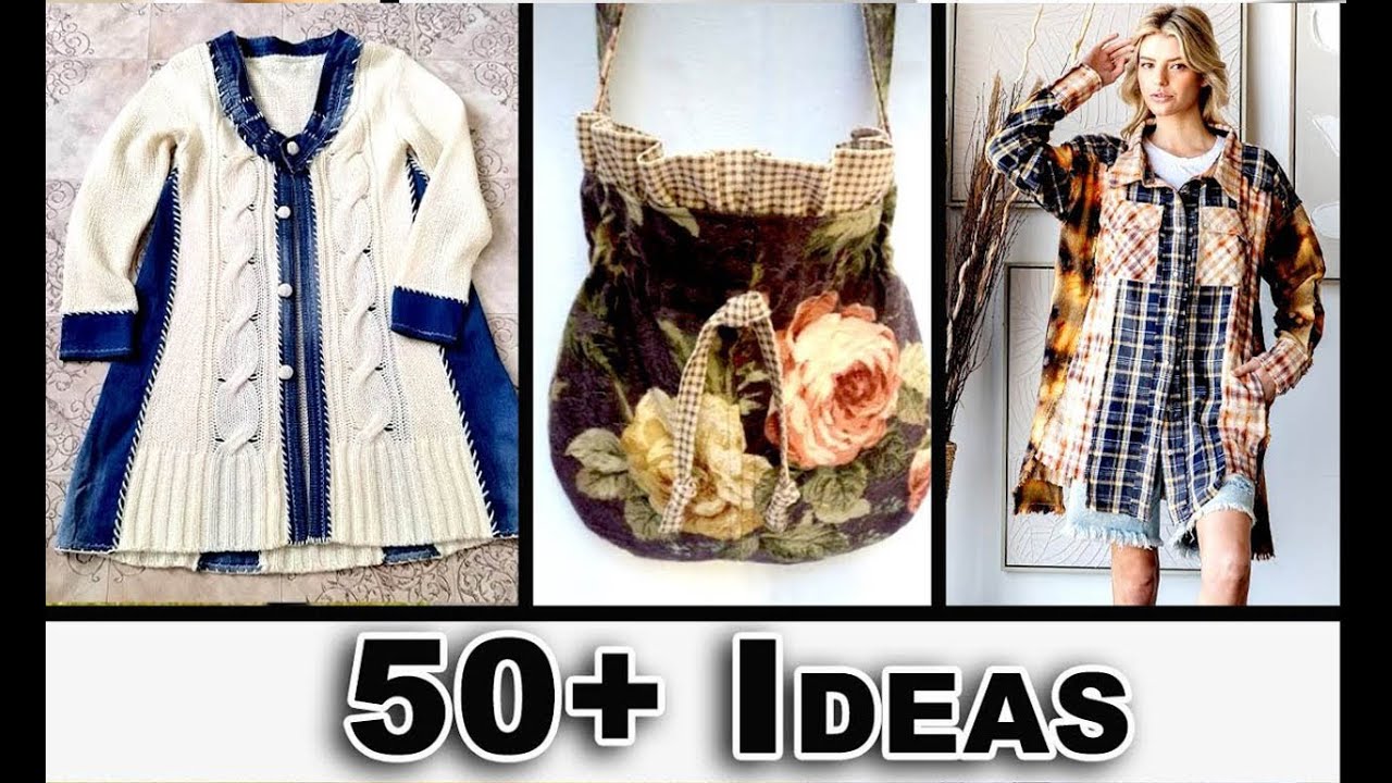100+ STYLISH Ideas and Upcycled Clothing Projects You'll LOVE