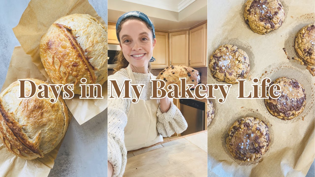 Life as a 30yr old sourdough micro bakery owner - my first dough day & bake day! 👩🏼‍🍳