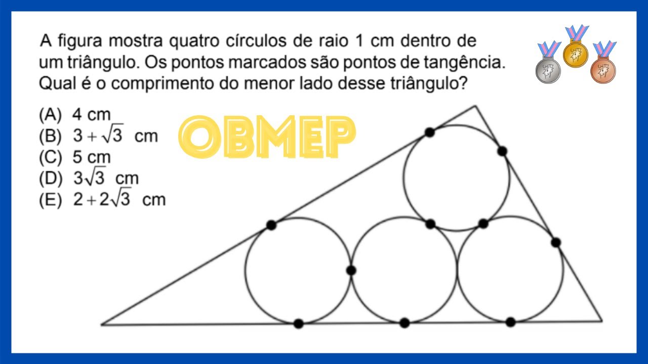 🤔 Lado do Triângulo? (OBMEP 2008)