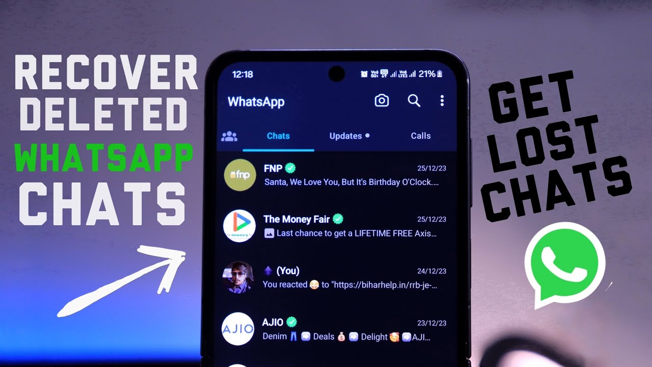 How to Recover/ Restore WhatsApp Chats? Recover Chats Without Backup!