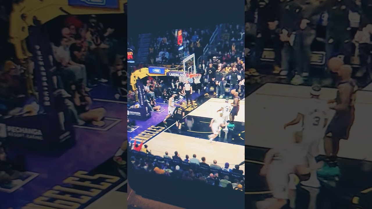 Laravia Dunks After LeBron Assist 
