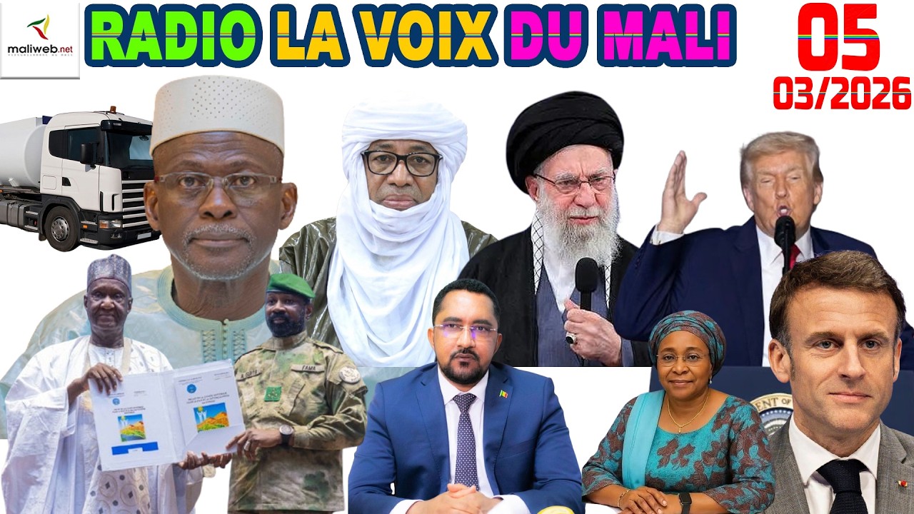 La Revue de Presse de la RADIO LA VOIX DU MALI du 05 Mars 2026