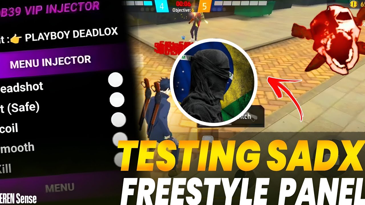 Unbelievable Aim with SADX Freestyle Panel | Testing Insane Settings in Free Fire! #ERENsensi