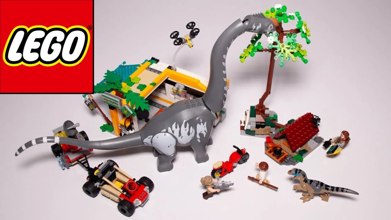 Lego Jurassic World Rebirth 76973 Raptor and Titanosaurus Tracking Mission