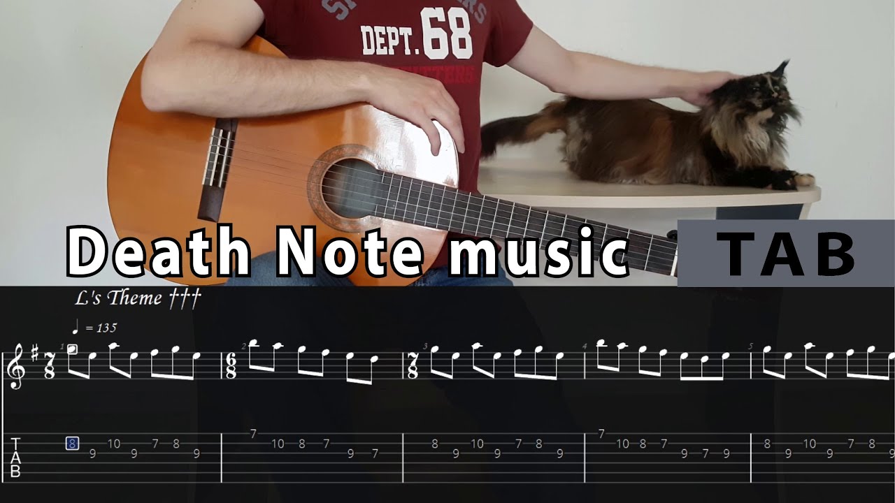 L's theme・Light's theme・Solitude - Death Note guitar TAB