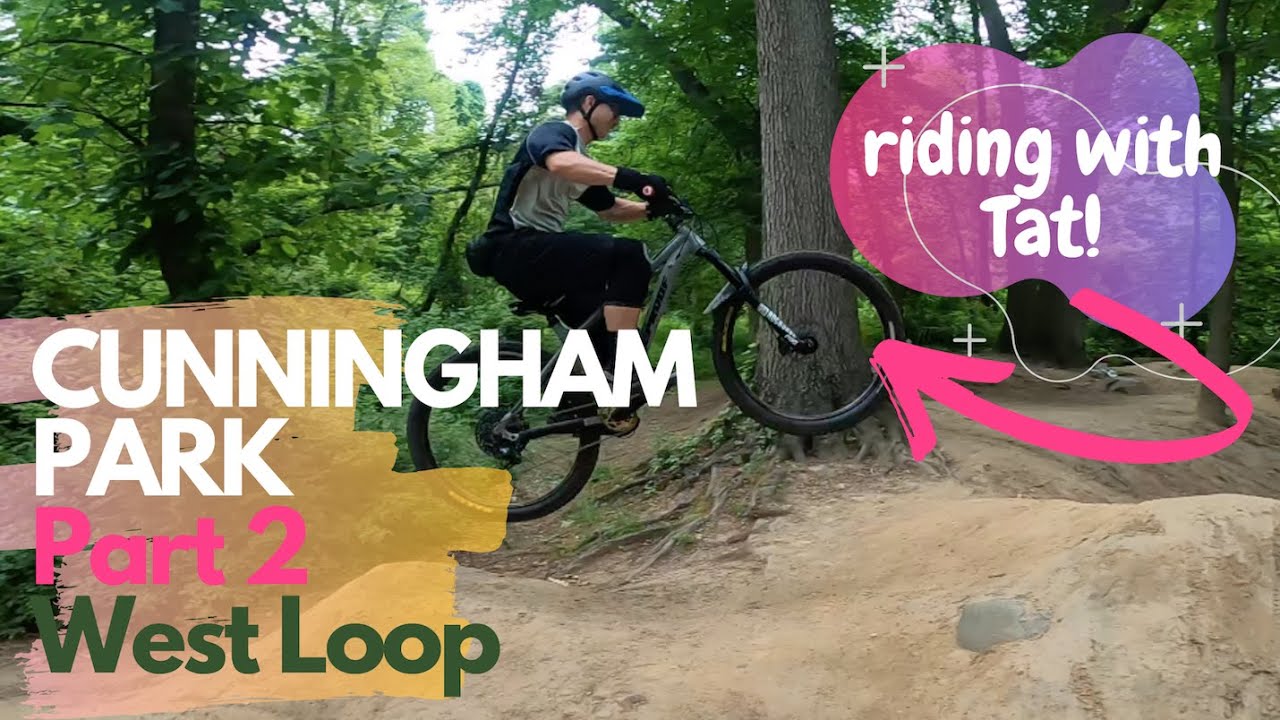 Cunningham Park - Part 2 -West Loop - Riding with Tat!