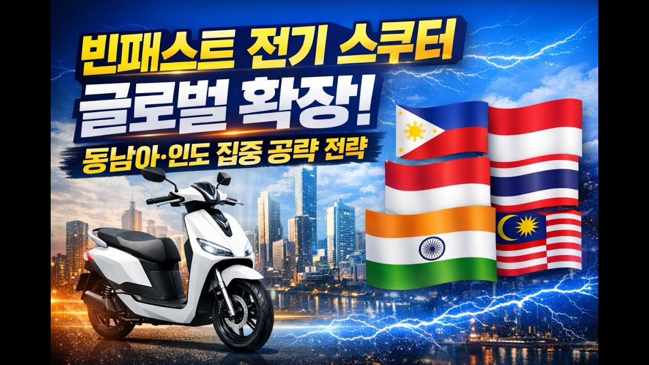 🔋 빈패스트 글로벌 확장｜동남아·인도 전기 스쿠터 시장 전략 분석
