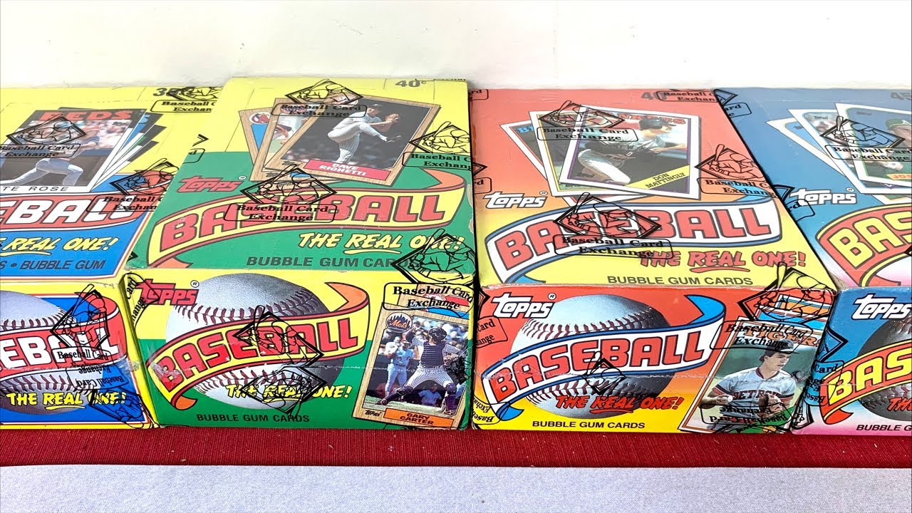 BBCE COLLECTION 1986-1989 TOPPS FASC BOX OPENING! Part 1 (Throwback Thursday)