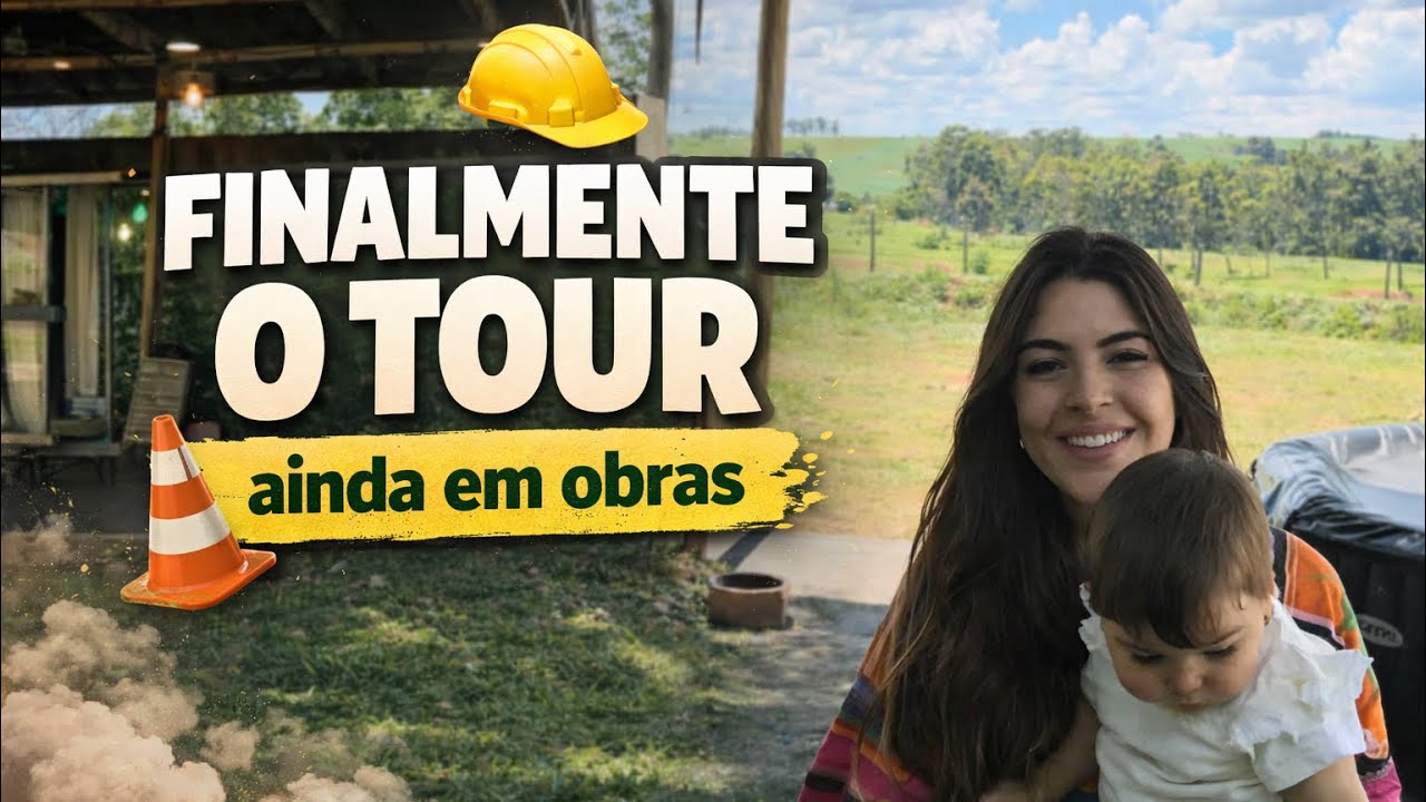 Tour pela Green Hous (nosso chalé de baú de caminhão) 