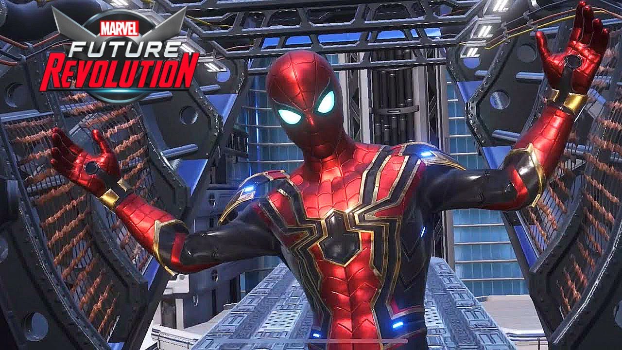 MCU Iron Spider Suit Showcase Gameplay - Marvel Future Revolution (2021)