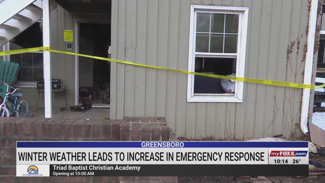 Winter weather leads to increase in Greensboro emergency responses