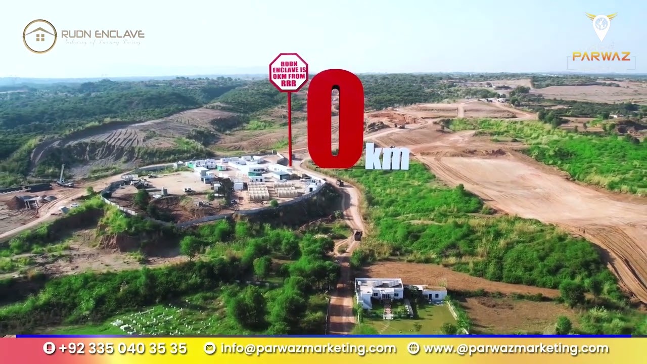 0 KM from Rawalpindi Ring Road | RUDN ENCLAVE | Prime Location | Gateway of Living Luxury