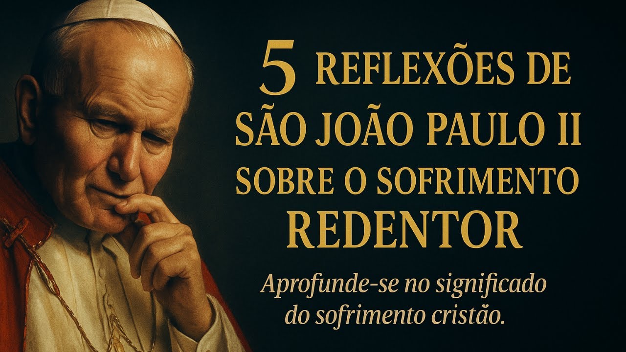5 Reflex&otilde;es de S&atilde;o Jo&atilde;o Paulo II Sobre o Sofrimento Redentor