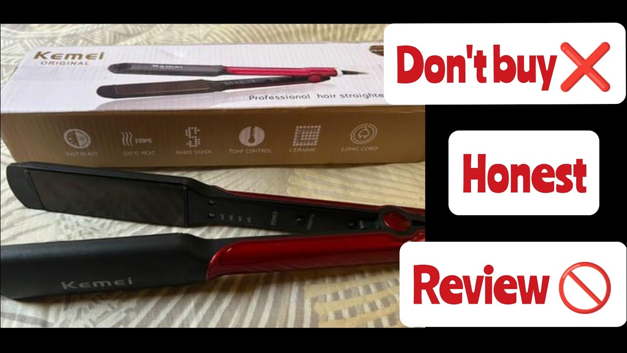 KEMEI HAIR STRAIGHTENER 531 | DON'T BUY❌ | HONEST REVIEW💯 | LOCAL PRODUCT😡