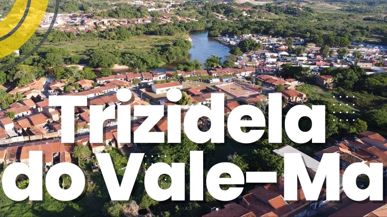 Vista Aérea da Cidade de Trizidela do Vale no Maranhão