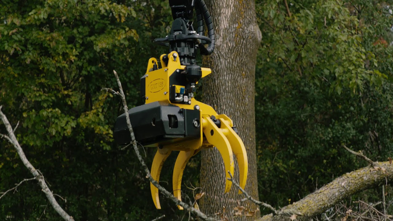 Altec EC175-5S-FG Knuckle Boom Mounted Grapple Saw (GMT035)