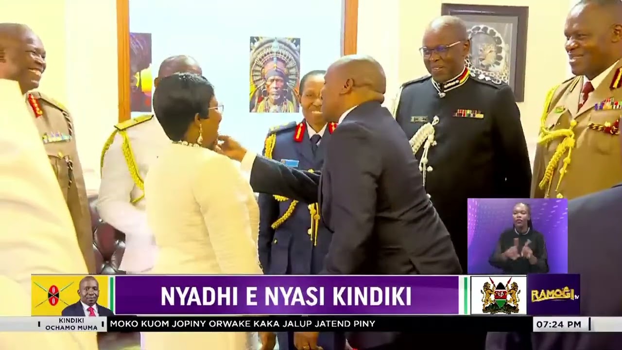 Nyasi mar chamo muma mar Kithure Kindiki nopong’ gi nyadhi; Kaka Walter Nyambaga lero muma mit mana