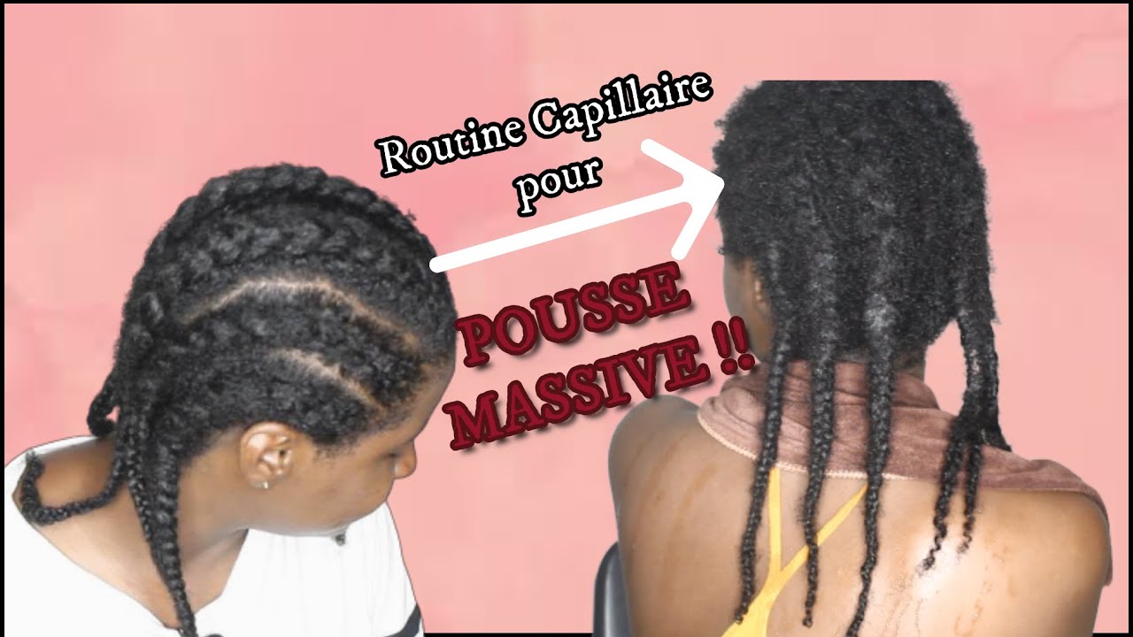 Routine Coiffure Protectrice Pour Une Pousse Massive!!