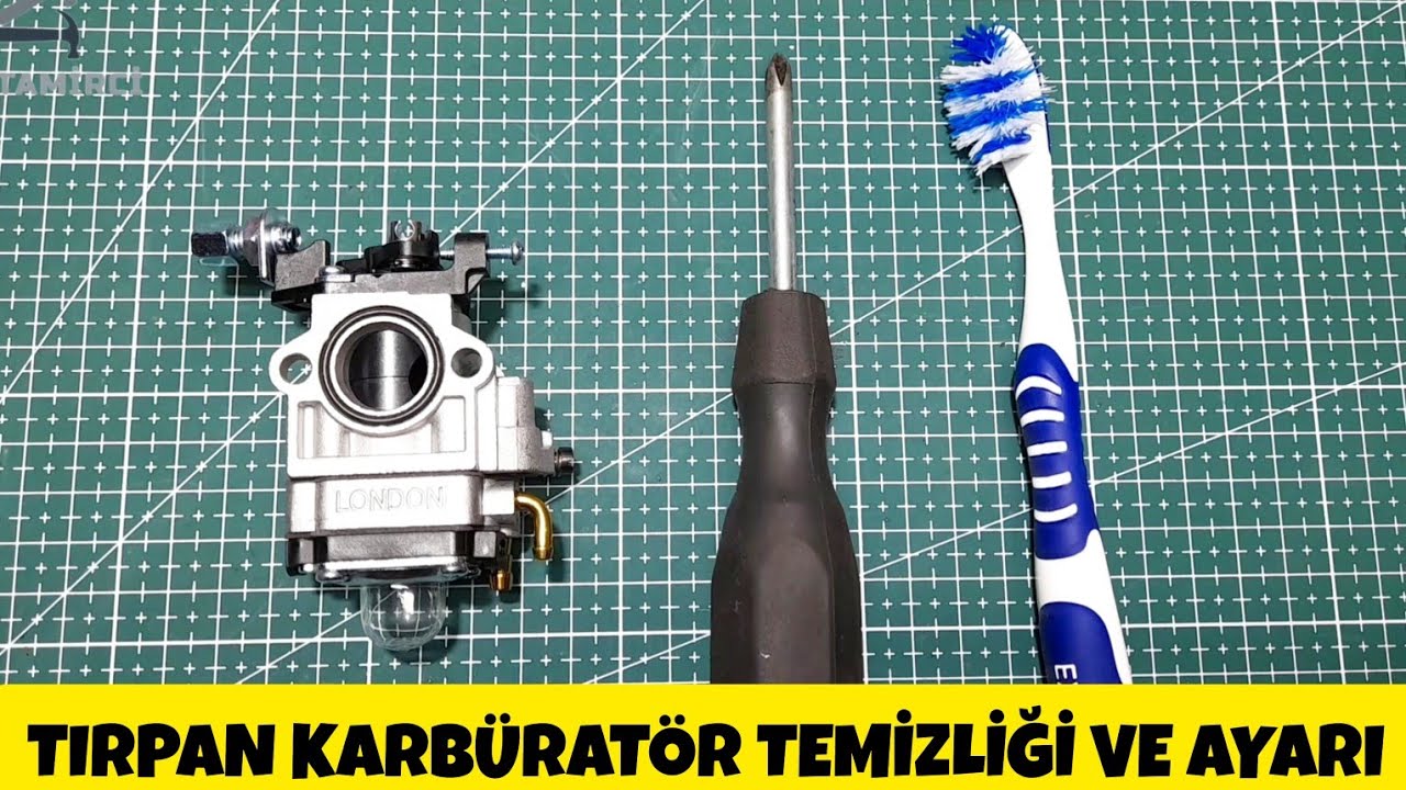 Tırpan Motoru Karbüratör Temizliği #motorlutestere #chainsaw
