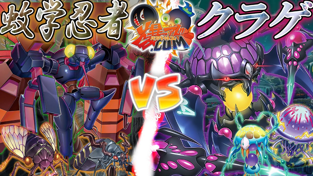 【#遊戯王】イラッ☆偽物だらけのナンバーズ決戦！『蚊学忍者』vs『クラゲ』【#爆アド】
