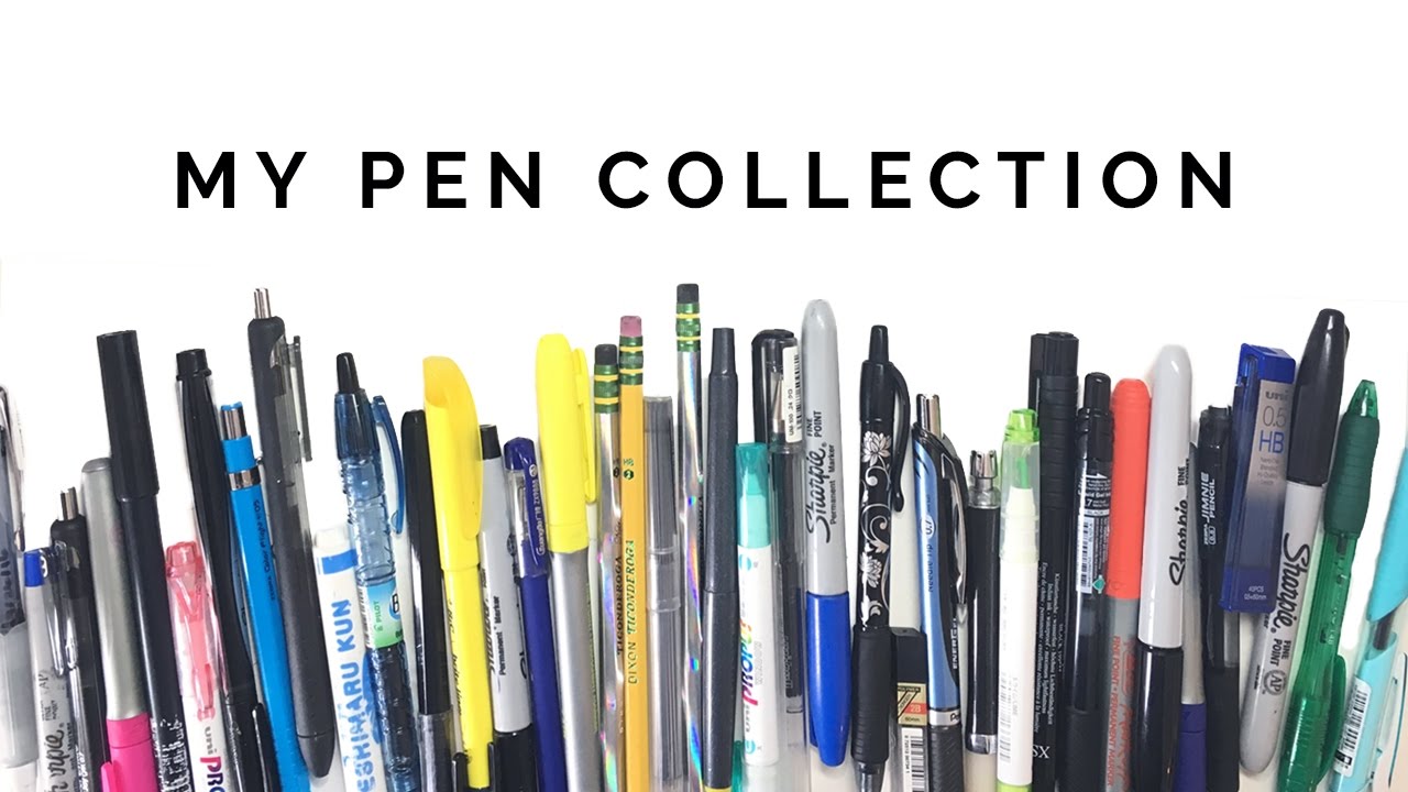 my pen collection (spoiler: it's a mess)