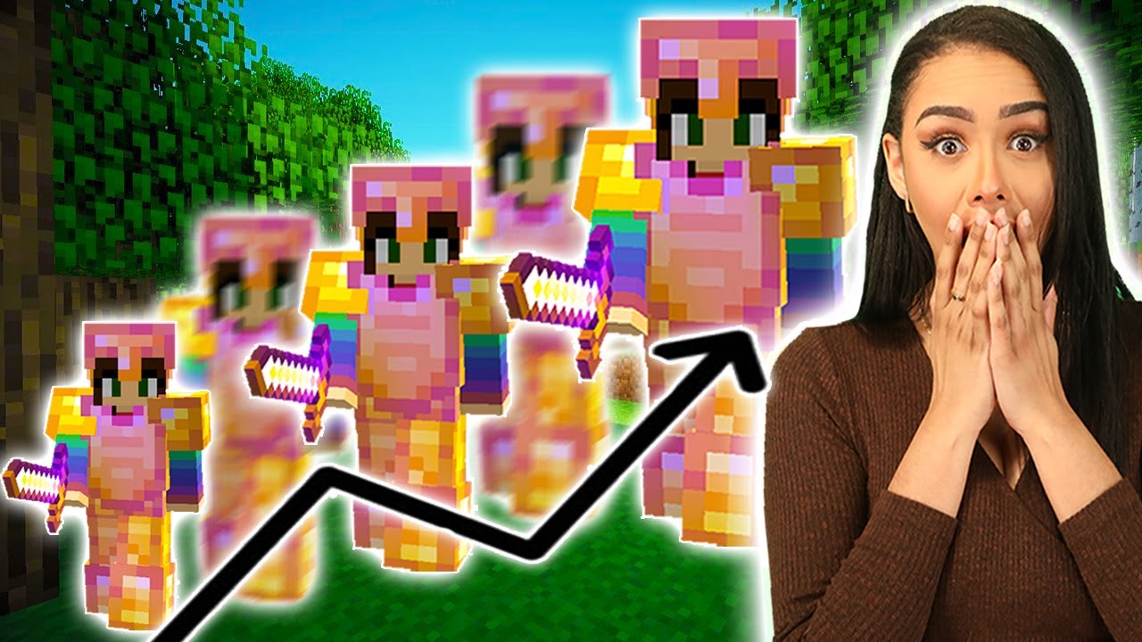 Minecraft But You Grow Bigger Every Minute